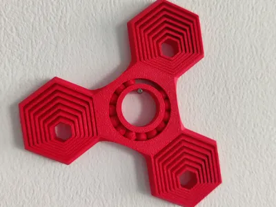 Fidget spinner hexagon