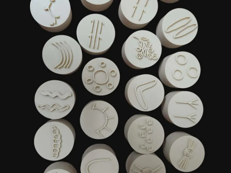 Indigenous Symbol Playdough Stamps x21