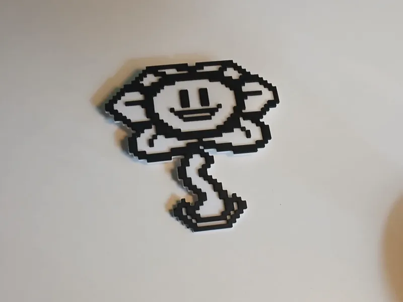 Flowey 3D Pixelart