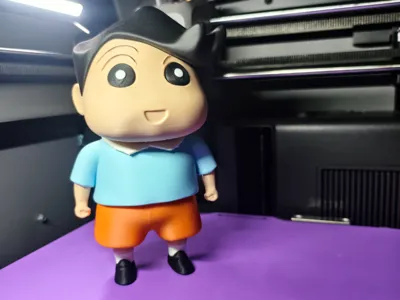 Crayon Shin-chan's Kazama (Kazama Toru) Fully disassembled printing 16cm (No AMS required)