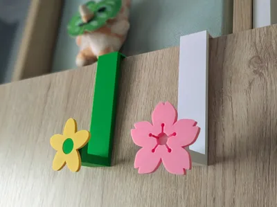 [NEW: SAKURA] Flower Hanger for Cabinet Door