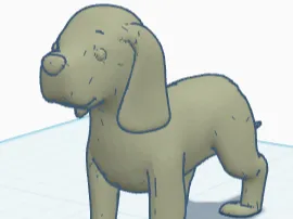 Cute dog test model
