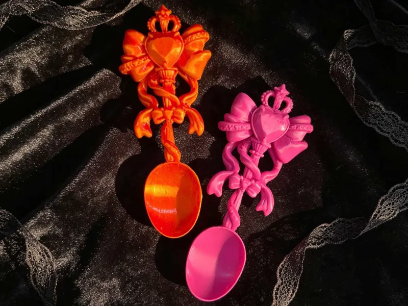 蝴蝶结魔法棒小勺子拼豆勺 过家家玩具
