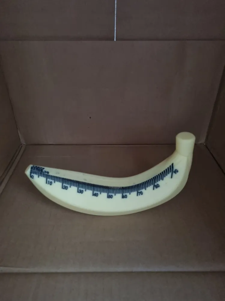 Banaliper: The vernier banana caliper for scale - Free 3D Print Model ...