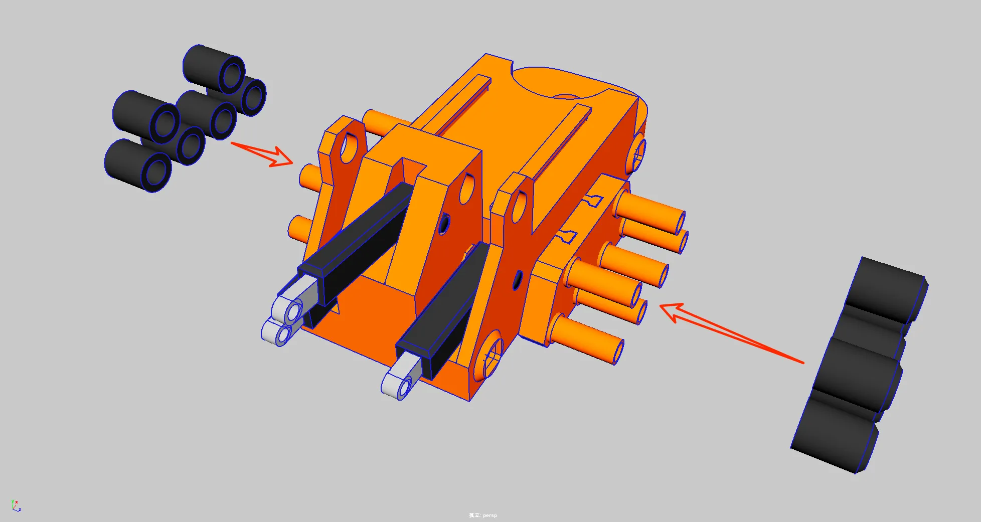 【Modular】Low-Poly Assembled Crawler Loader - Free 3D Print Model ...