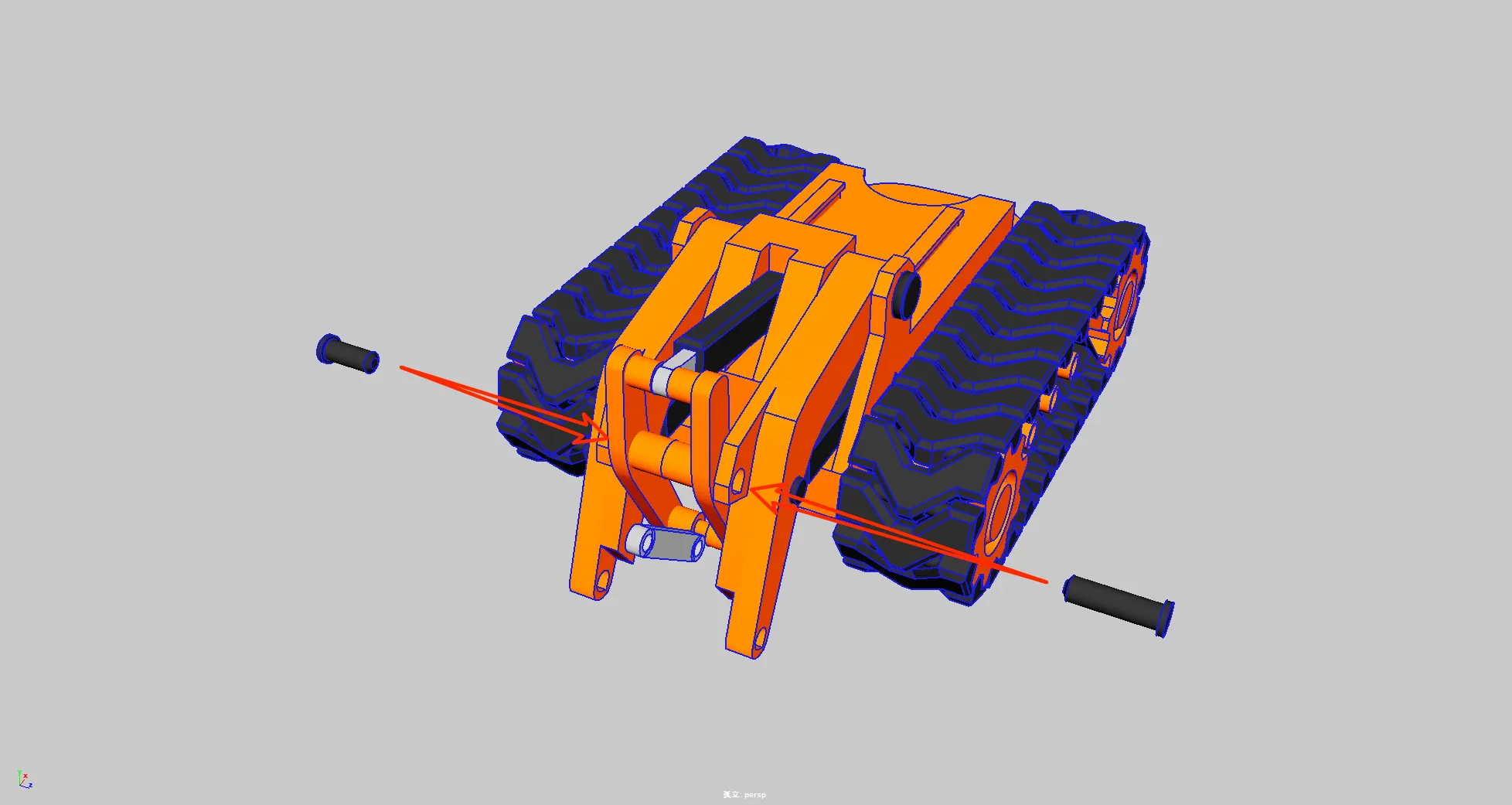 【Modular】Low-Poly Assembled Crawler Loader - Free 3D Print Model ...