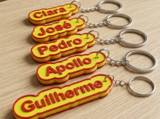 Chaveiro Personalizado com Nome Paramétrico