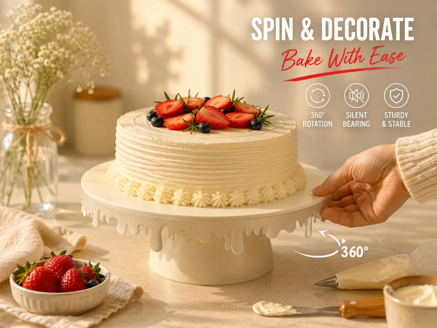 Rotating Cake Stand