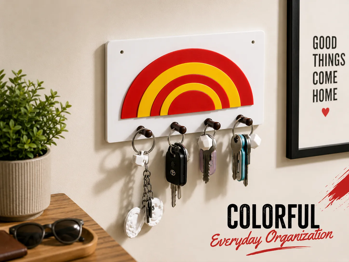 Rainbow Key Holder