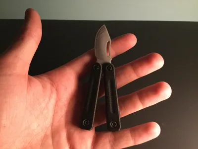 mini butterfly knife (box opener)