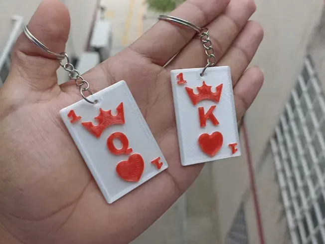 Llaveros de queen y king