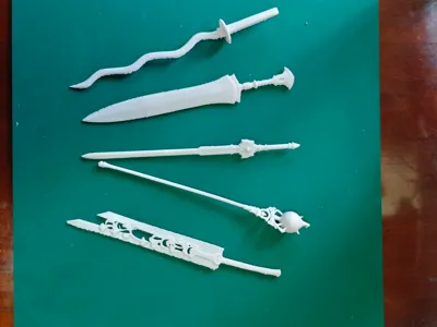 Group 4 game items weapons armaments Final Fantasy Genshin Impact Sword Art Online Arknights Jian Wang 3 Honkai Star Rail