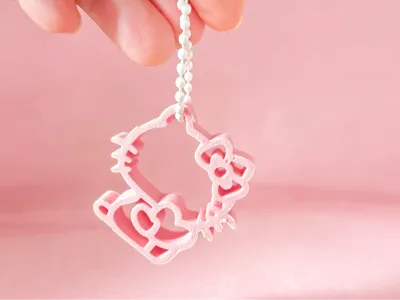 Hello Kitty Hollowed Pendant