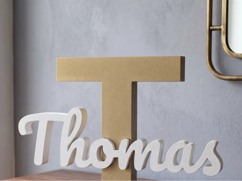 Parametric Name & Letter Sign - Art-Futuratech