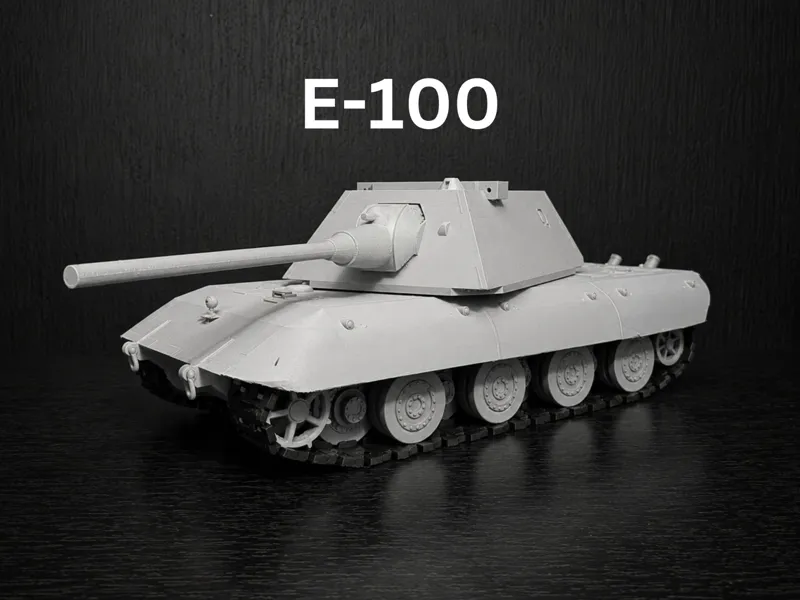 E100 Super Heavy Tank WW2 – Highly Detailed