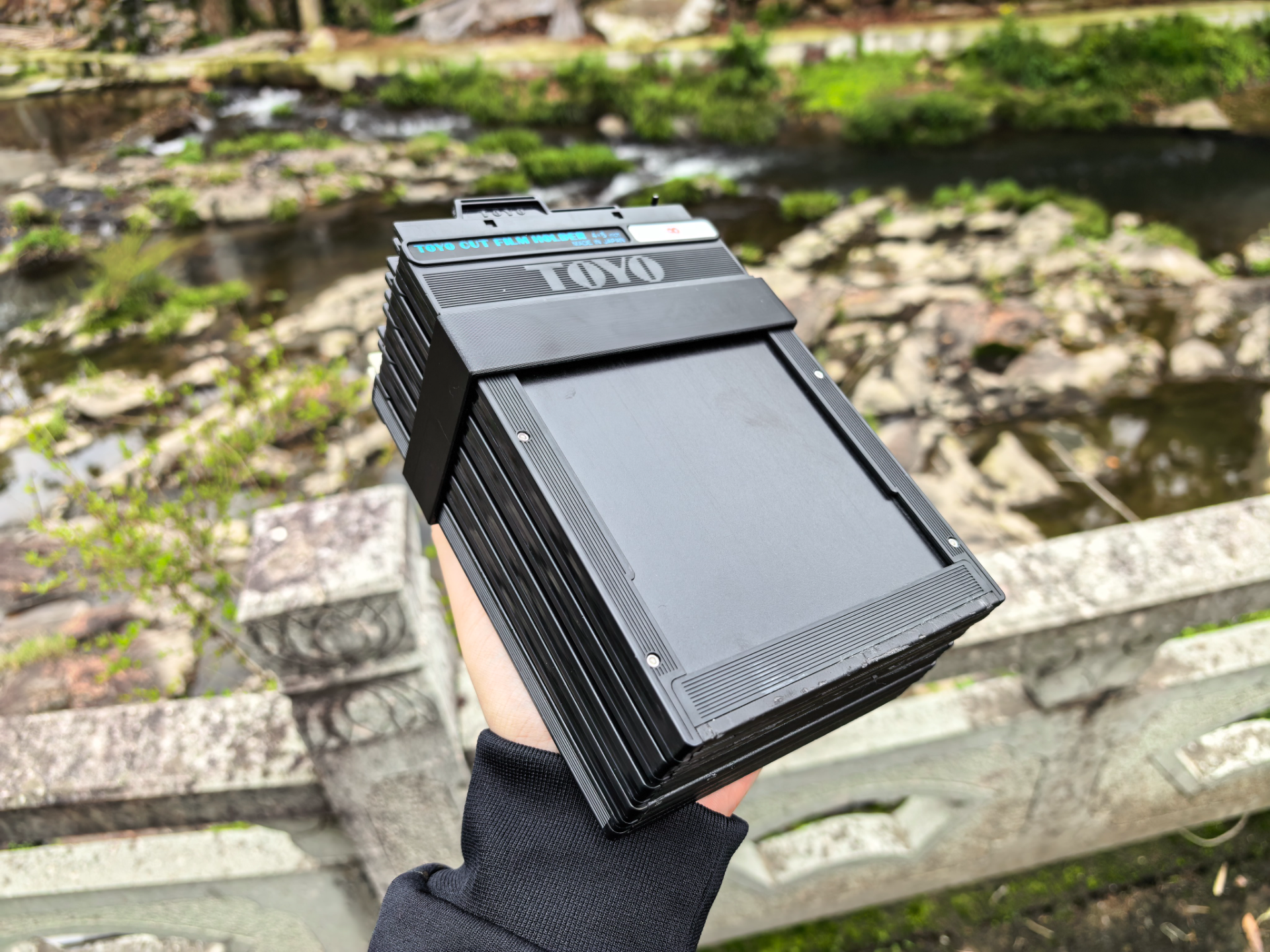 4×5画幅页片夹叠放器