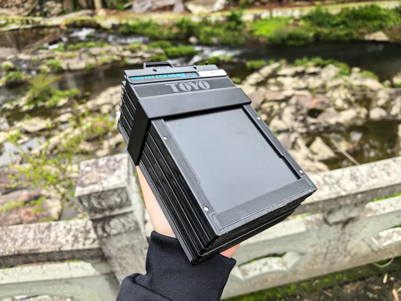 4×5画幅页片夹叠放器