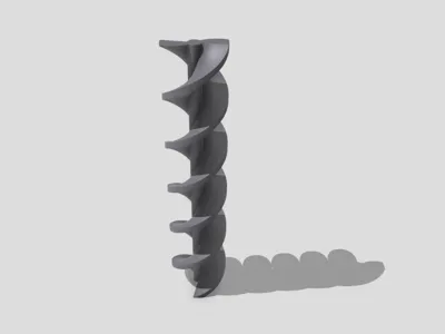 Aquarium Drain Spiral Silencer Column