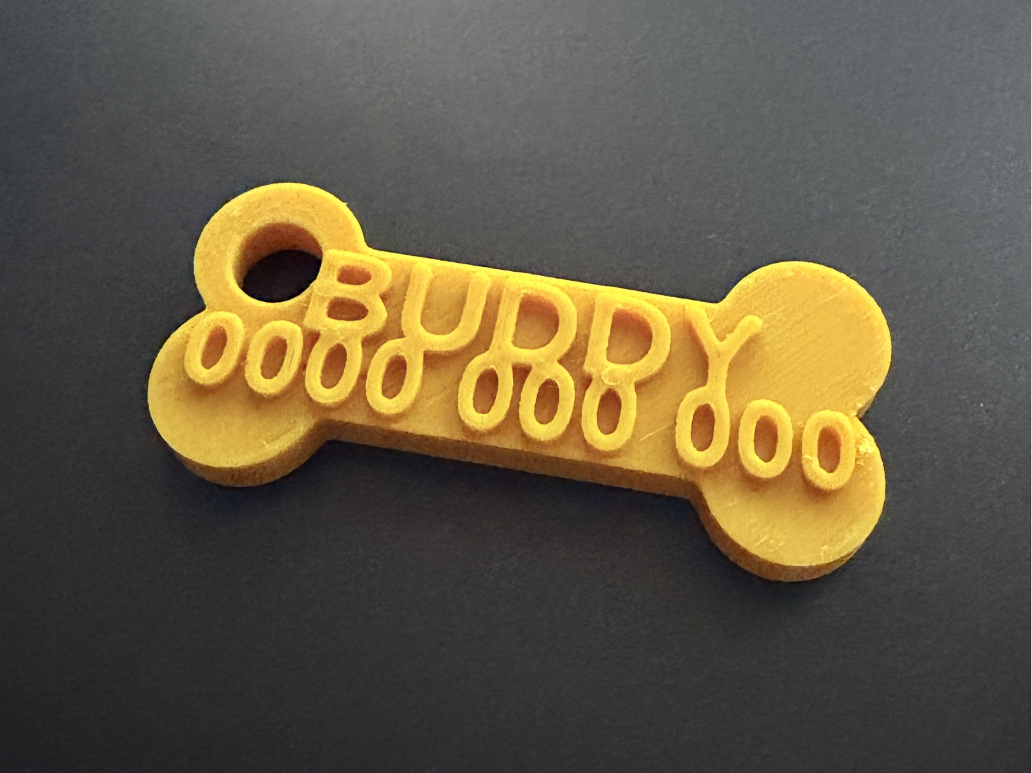 Parametric Dog Bone Pet Tag Generator