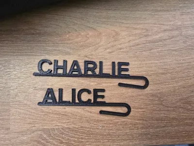 Glass Name Tag Generator
