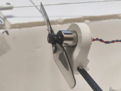 1020 coreless motor carbon square tube mount