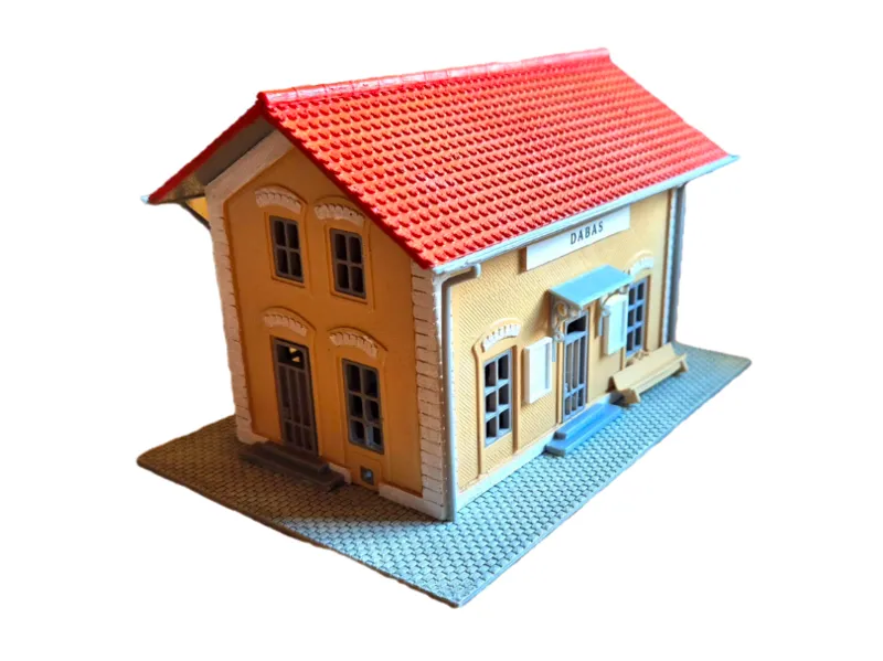 H0 scale Dabas railway station