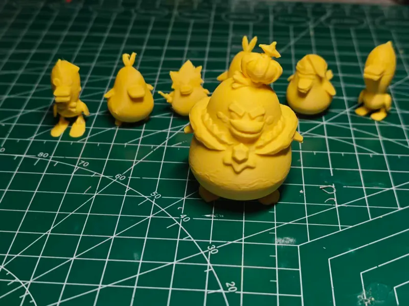 鸭吉吉各形态（一体打印无分件）