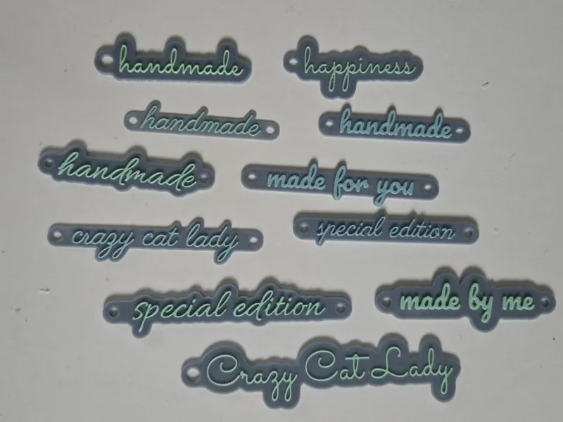 Customizable DIY Craft Labels & Tags (Parametric)
