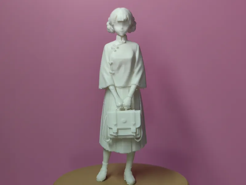 民国风女学生  等待