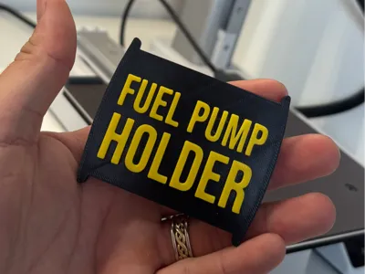 Fuel pump holder