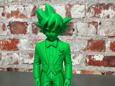 Goku groom suit