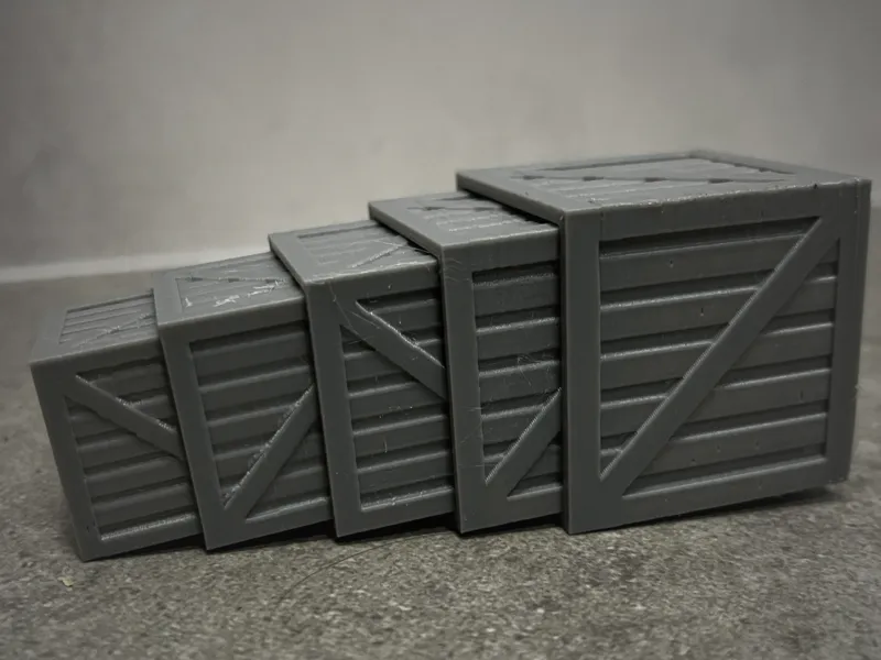 WOODEN BOX | 5 in 1 | Stackable into each other 
