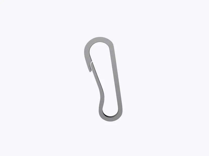 Micro Clip Carabiner (33) Snap Key Attachment