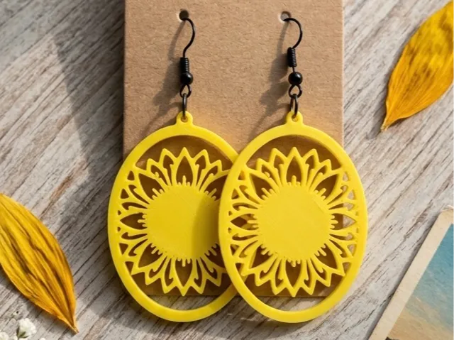 Sunflower Earring/Keychain