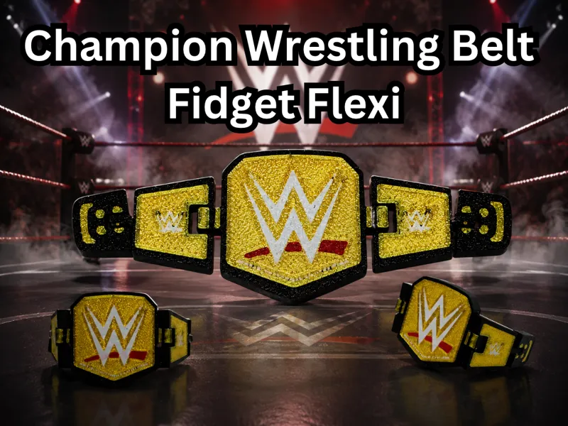 WWE Championship Flexi Belt Fidget