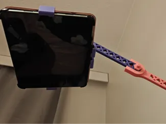 Tablet Mount for Bed end (diy home cinema)