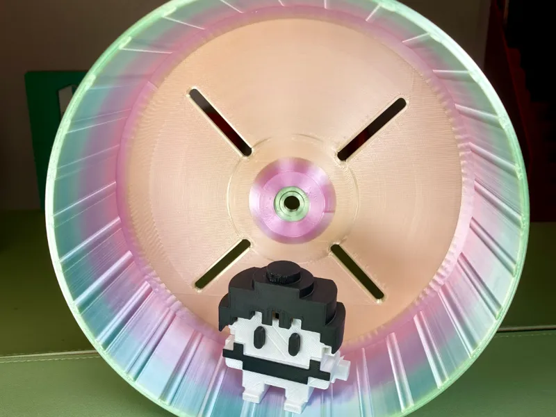 18cm直径的仓鼠跑轮（自带3D打印的608轴承）