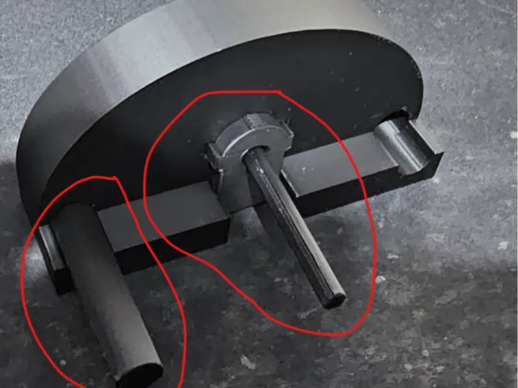 Connection parts for Simple Flight Sim Throttle