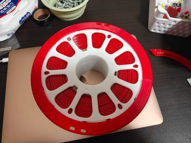 A1mini 打印200mm料盘 加大圈 适配AMS 适配 Bmcu 回卷装置 需用到胶水