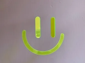 Window Decor "Smiling Dude"