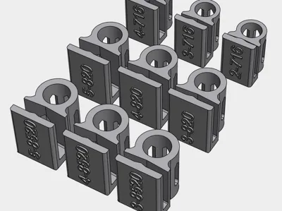 Coreless motor mount - 716 motor mount - 820 motor mount