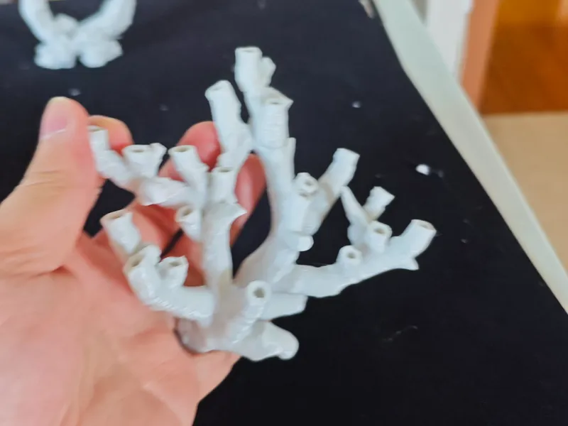 海缸造景 自然 景观，多孔洞造型  海葵 珊瑚 一键打印 可上色 躲避屋 躲被窝 躲避洞 繁殖 装饰