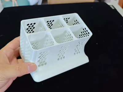 Hollow Storage Box Pen Holder
