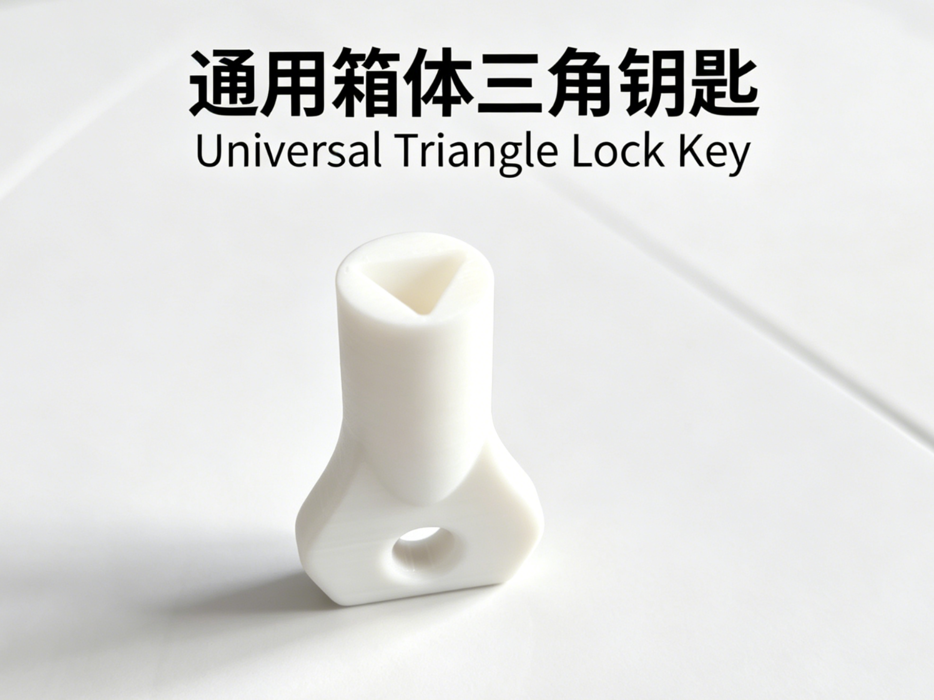 通用箱体三角钥匙