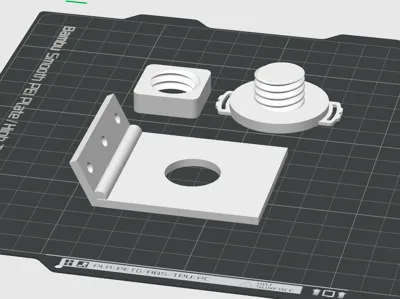 Xiaomi Camera Ceiling Mount Tilt Base to Reduce Blind Spots, Compatible with Xiaobai Camera and General Surveillance Cameras
