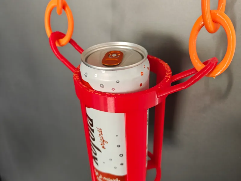 Cup Holder with Print-in-Place Chain Handle