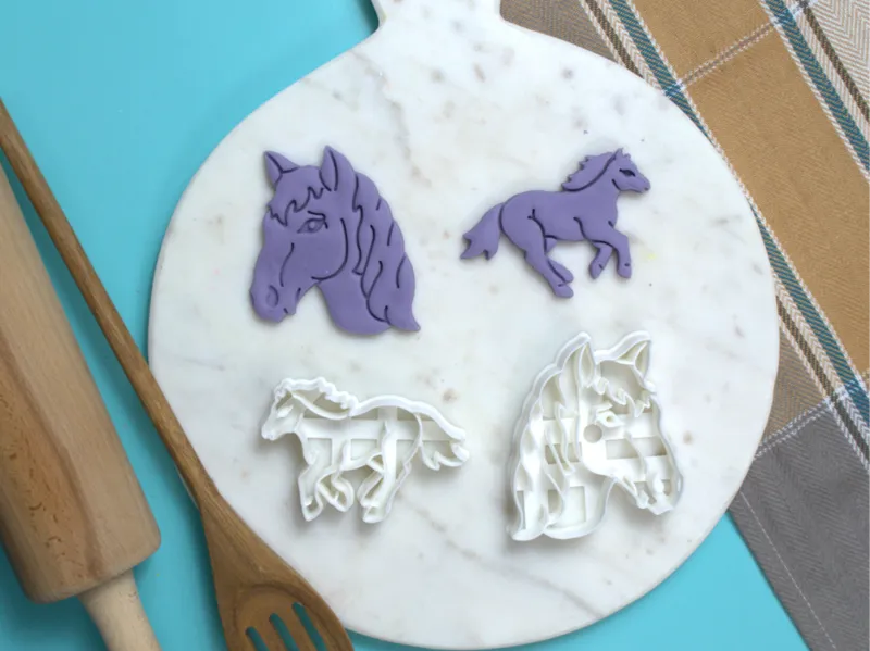 Horse Running Cookie Cutter