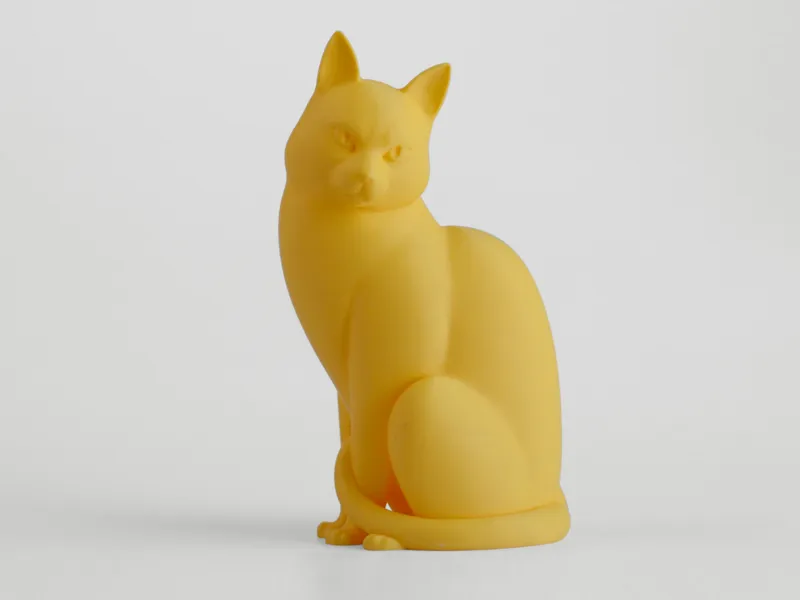 Modern Cat Sculpture