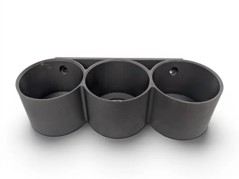 Heavy Duty 3-Can Wall Mount Organizer