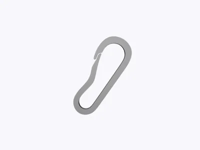 Micro Clip Carabiner (36) Snap Key Attachment v3
